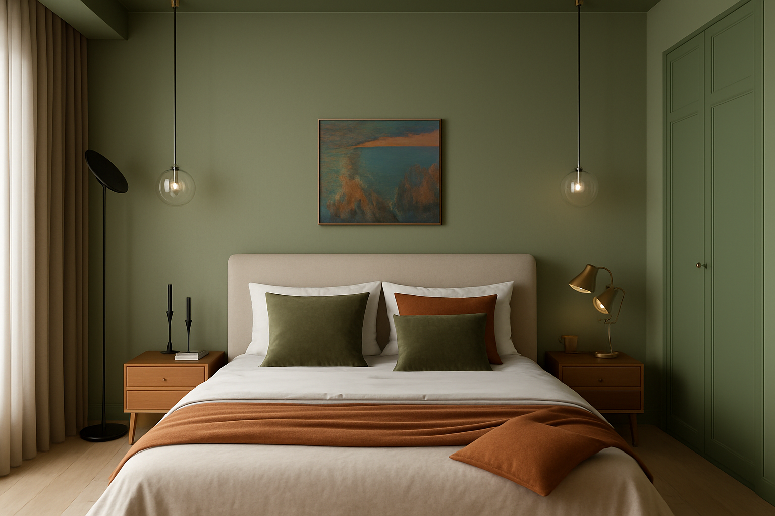 Квартира с интерьером в натуральных и экологичных оттенках