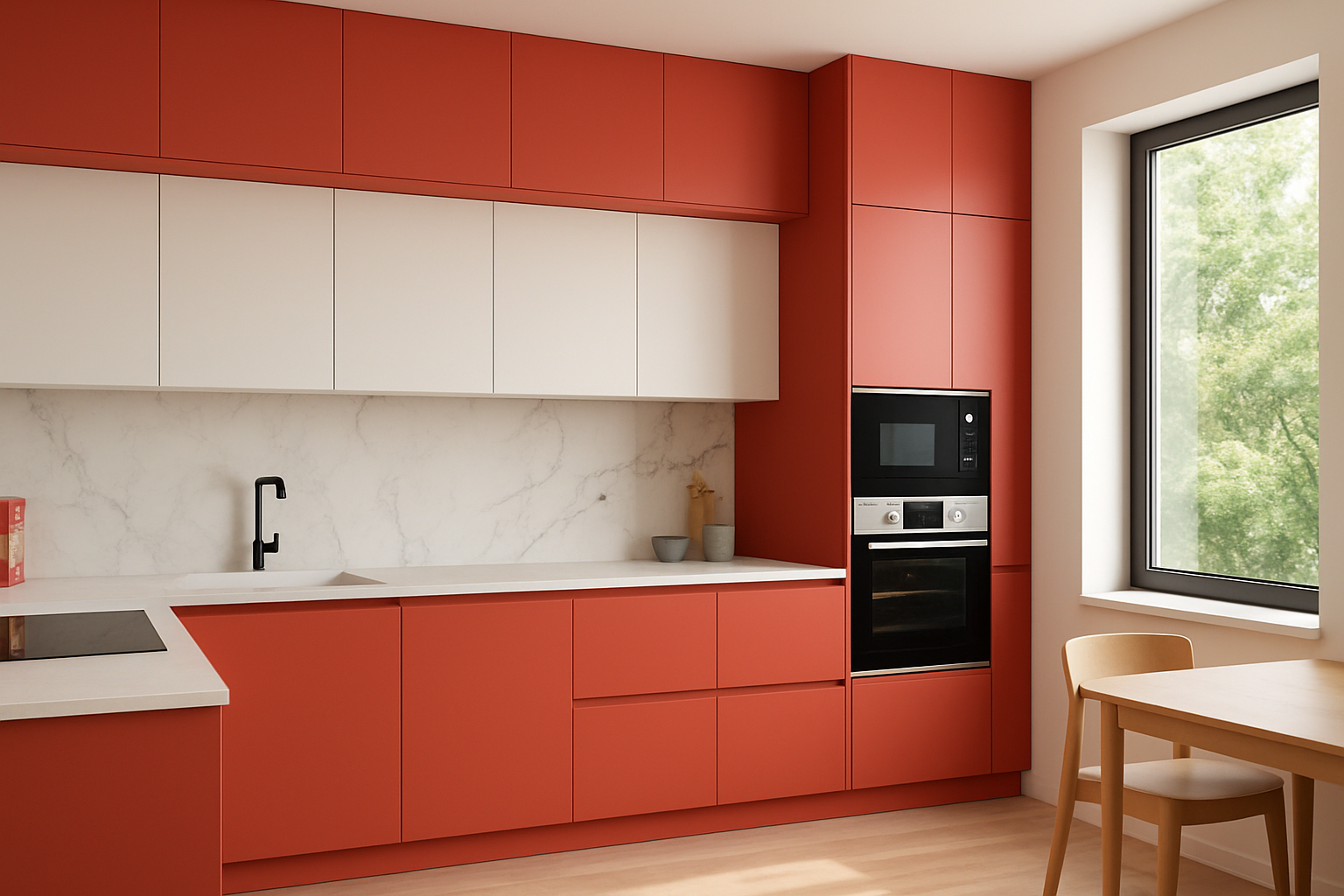 Какой фасад для кухни выбрать: матовый или глянцевый