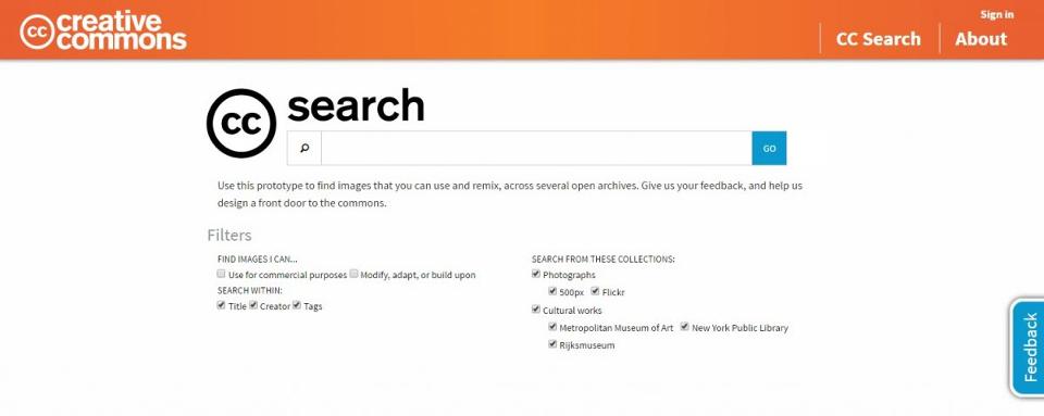 Creative Commons запускает поисковик по бесплатному медиа-контенту 