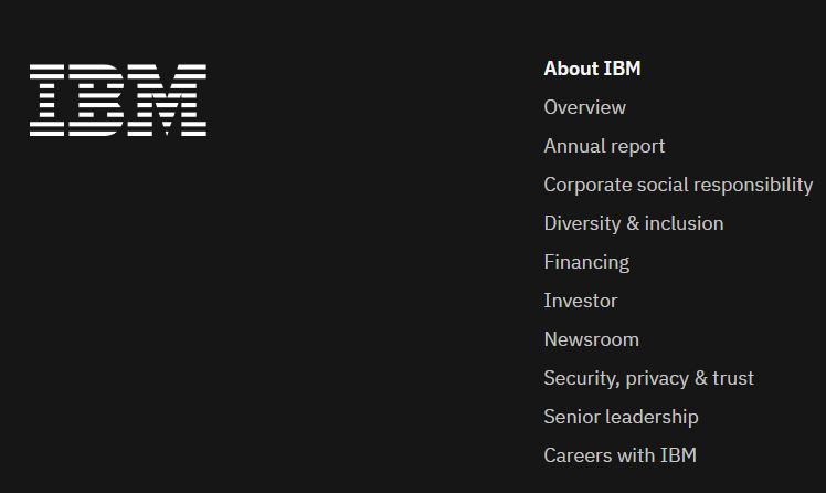 Так лого использует на своем сайте компания IBM.