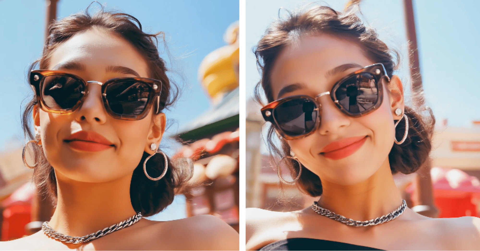 Скриншоты из видео от нейросети Kling