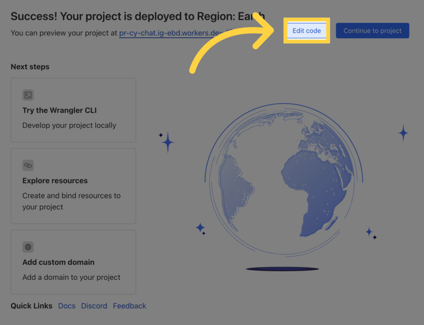 Интерфейс Cloudflare