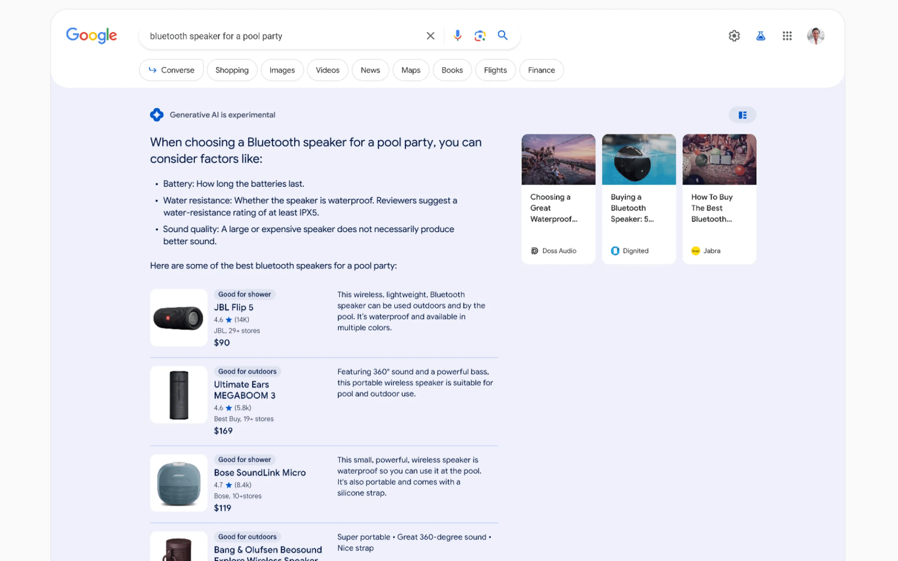 Новый поиск Google
