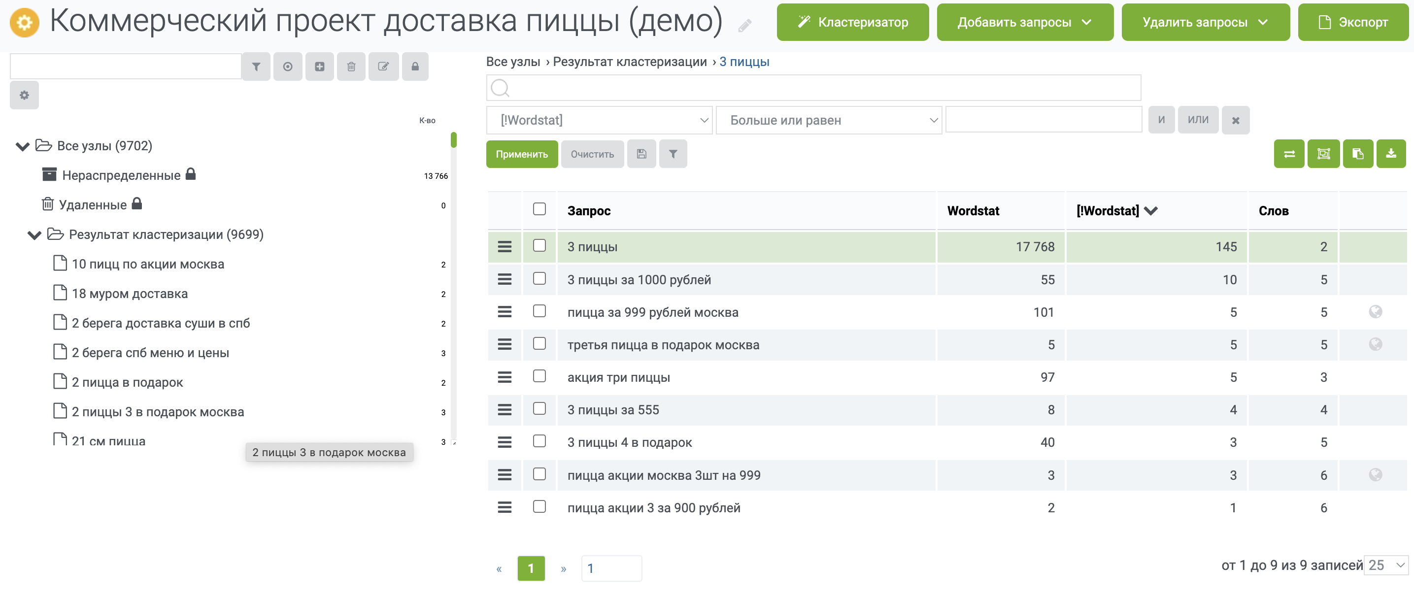 Сервис Keys.so