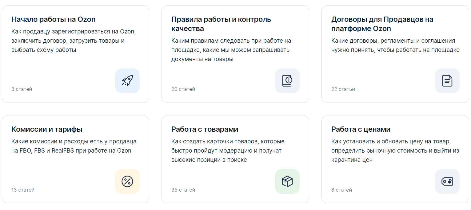 Рубрикатор в Справке, пример