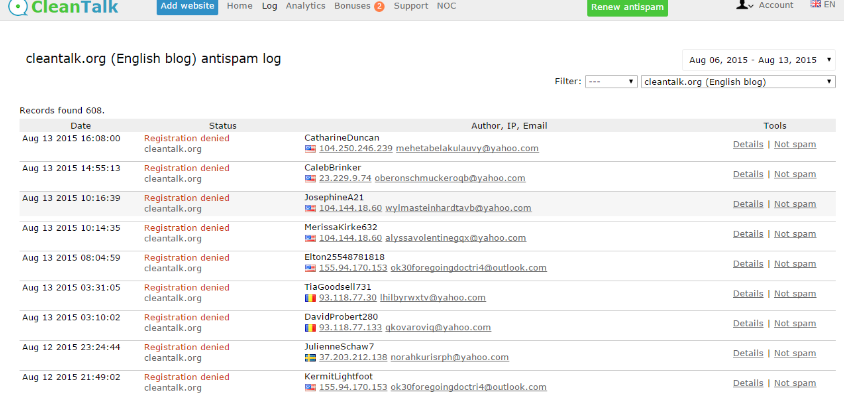 антиспам плагин