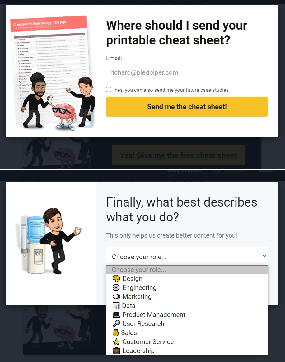 Форма подписки на email рассылку