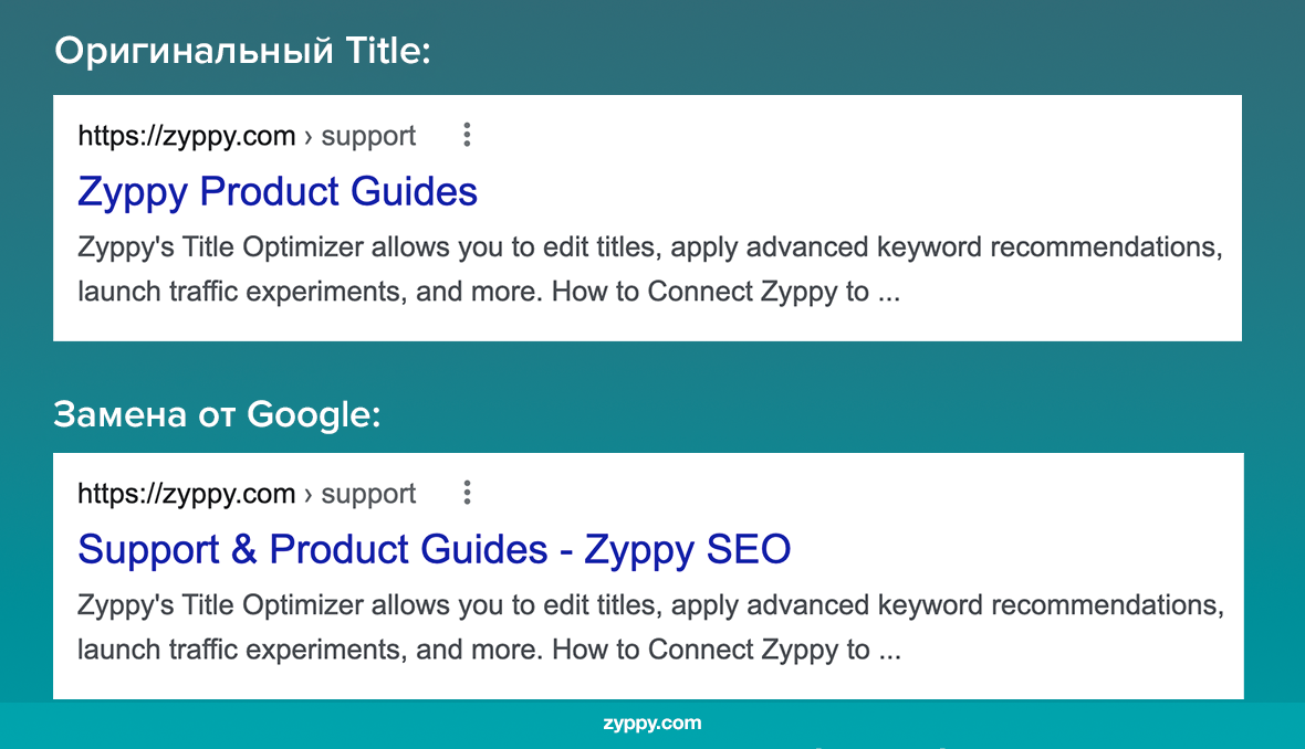 Новый Title от Google