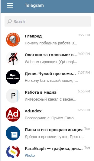 Каналы в телеграм