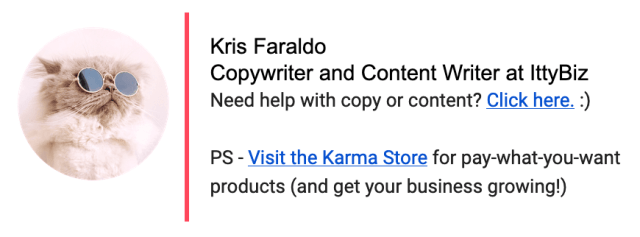 Конверсионная подпись email