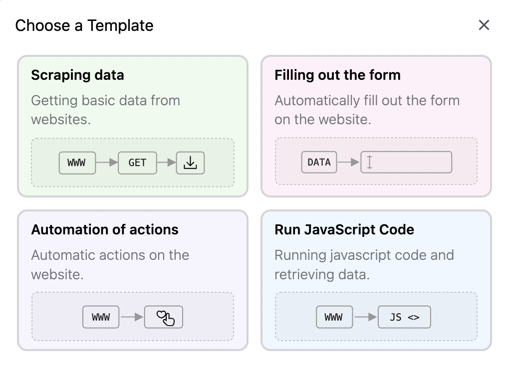 Шаблоны в сервисе