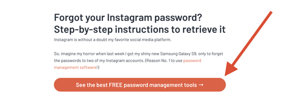 конверсионная кнопка на лендинге