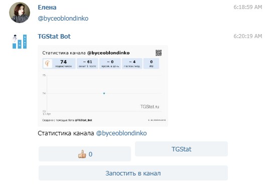 бот для получения статистики