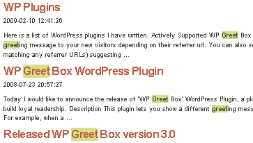 Плагин для поиска по сайту